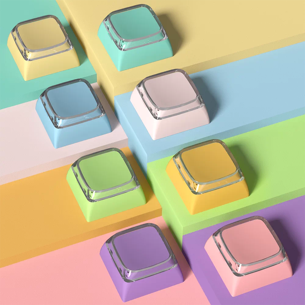 Macaron Double Layers Keycaps XDA Profile